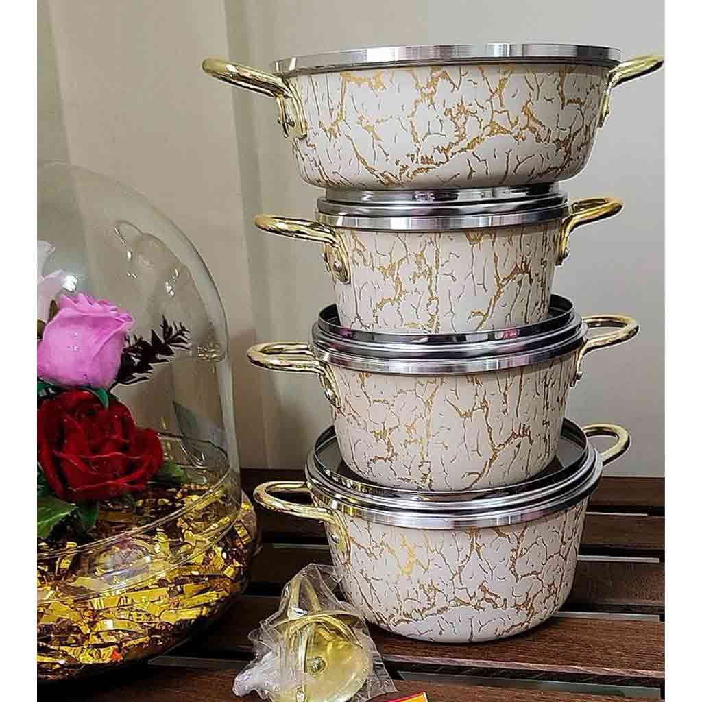 سرویس قابلمه گرانیت کوشا دانشجویی کوچک