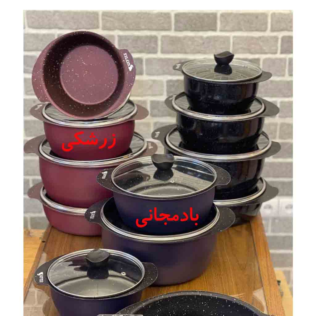 سرویس قابلمه چدن فیلون پروانه ای