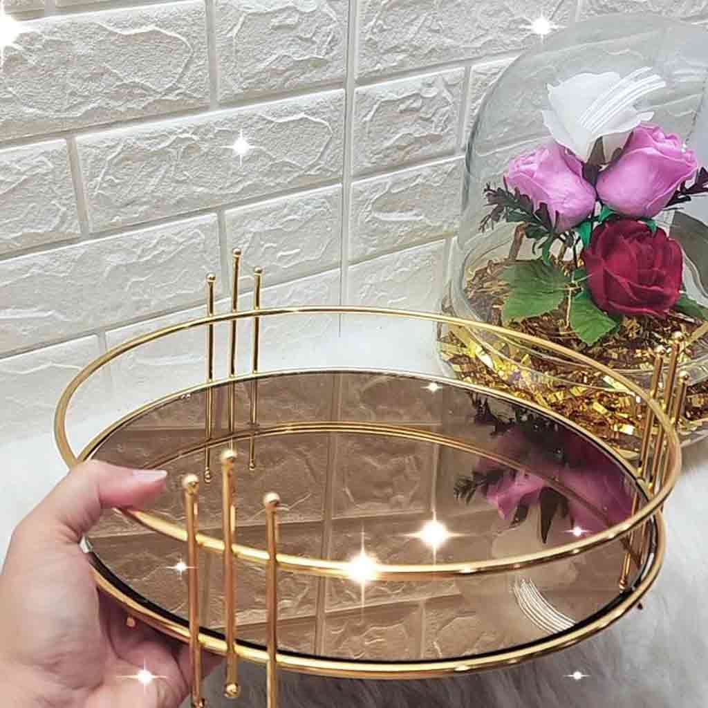 سینی آینه ای گرد