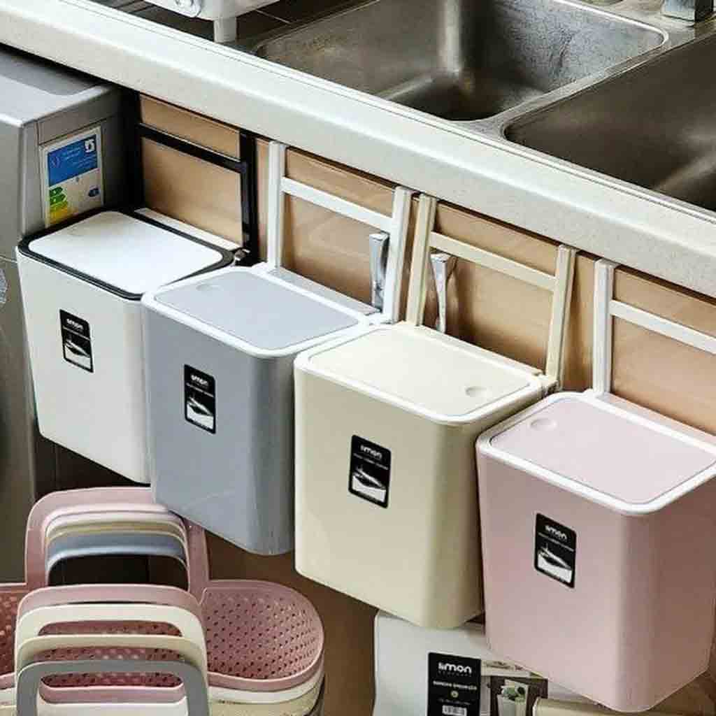 سطل زباله کابینتی تاچ لیمون