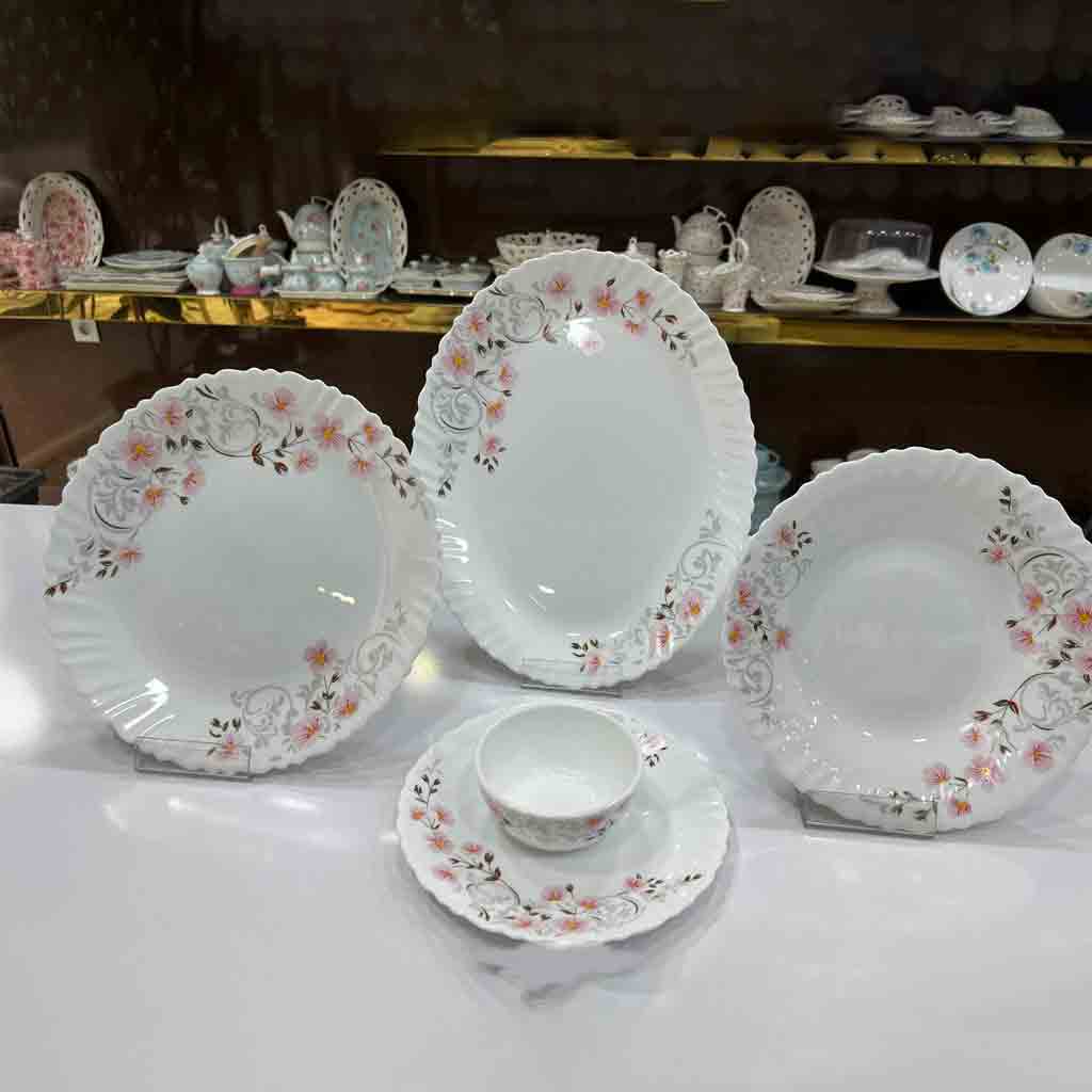 سرویس غذاخوری آرکوپال آیروپال طرح لی لا صورتی