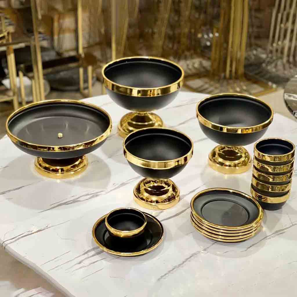 سرویس پذیرایی فلزی ساده