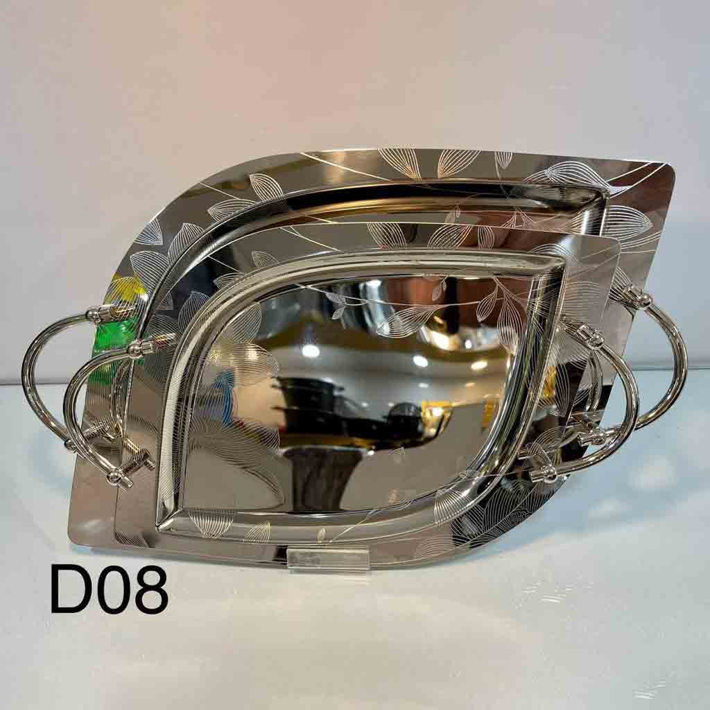 سینی استیل دو عددی