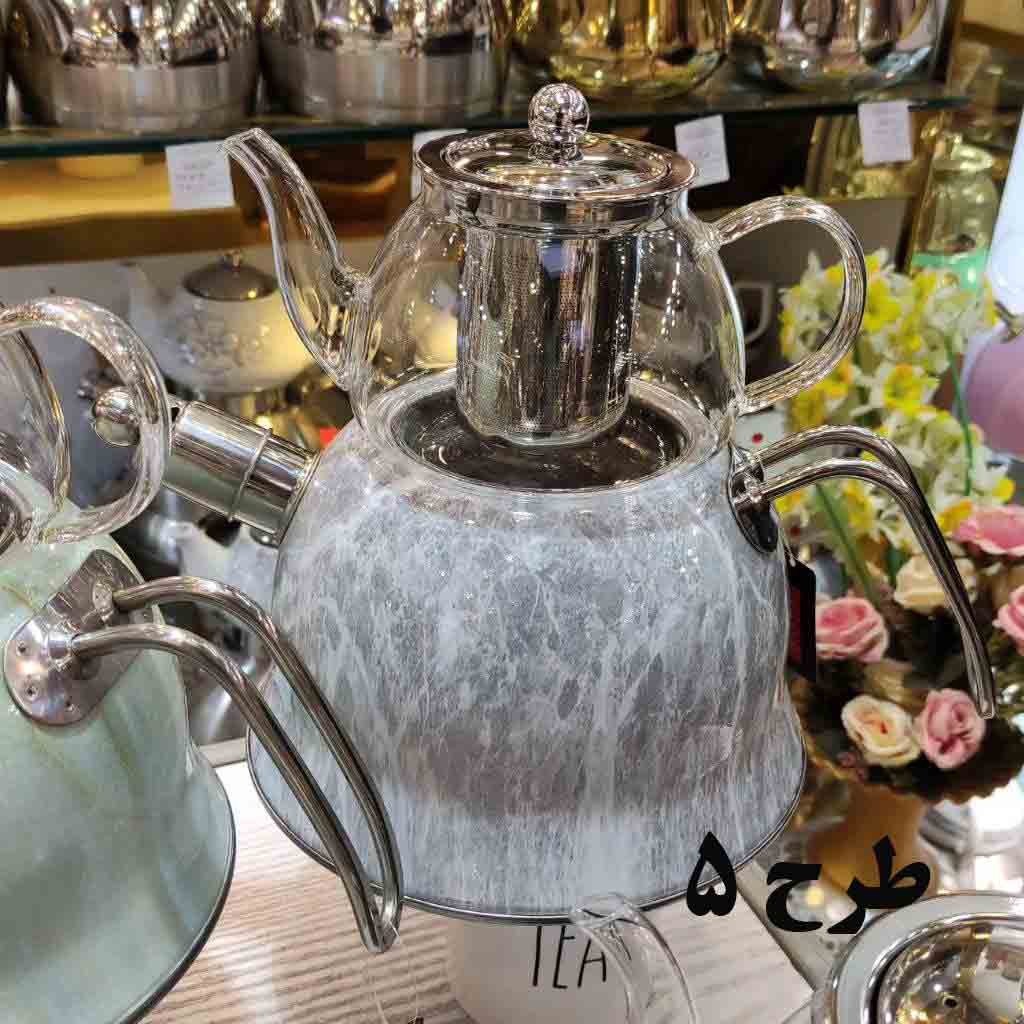 کتری قوری استیل سوتی وارداتی