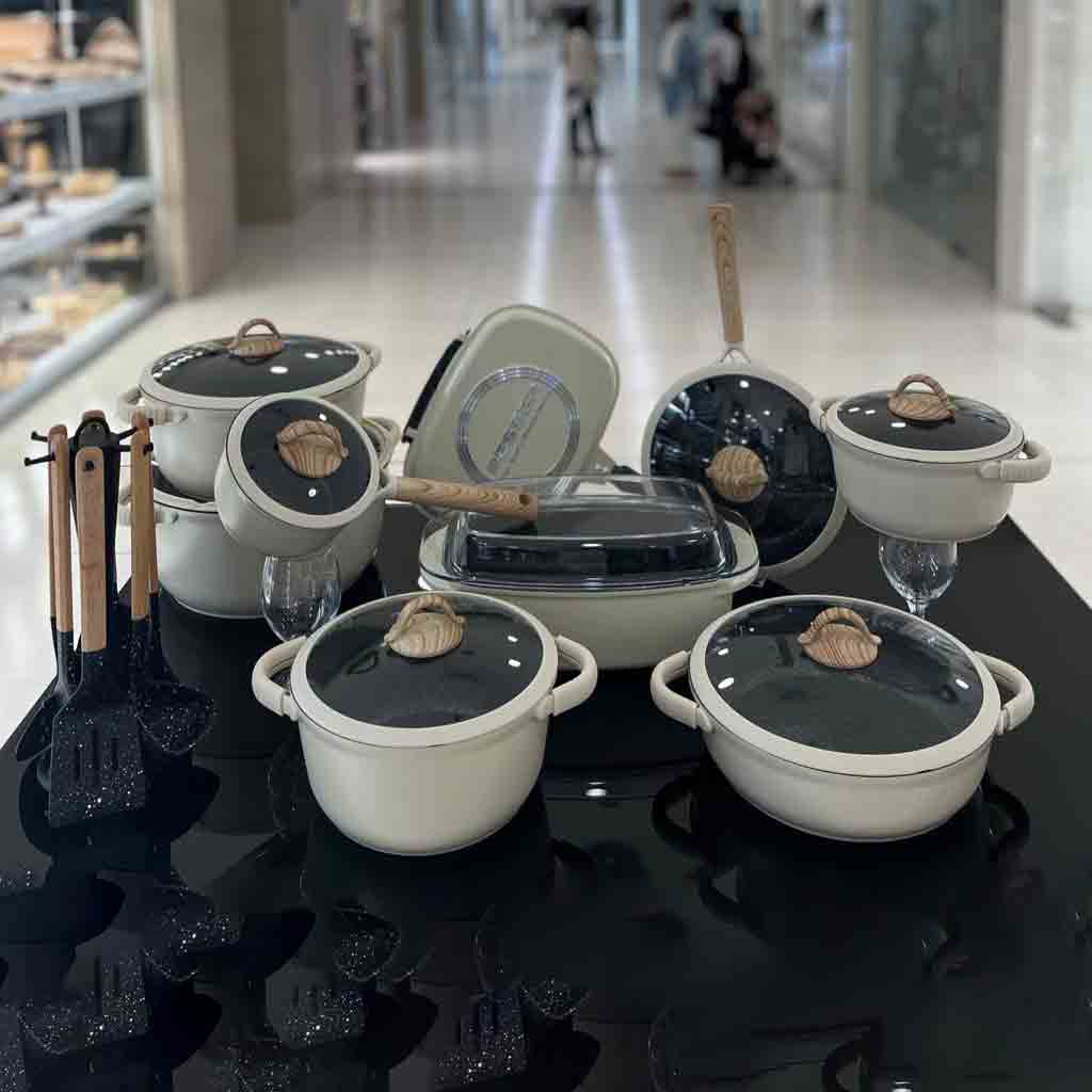 سرویس قابلمه ۲۶پارچه گرانیت بسر آلمان