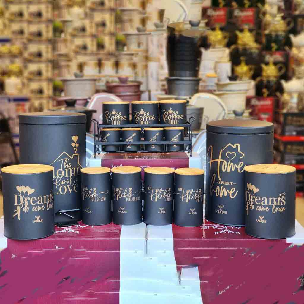 سرویس آشپزخانه 16 پارچه  لالیک طرح لاو