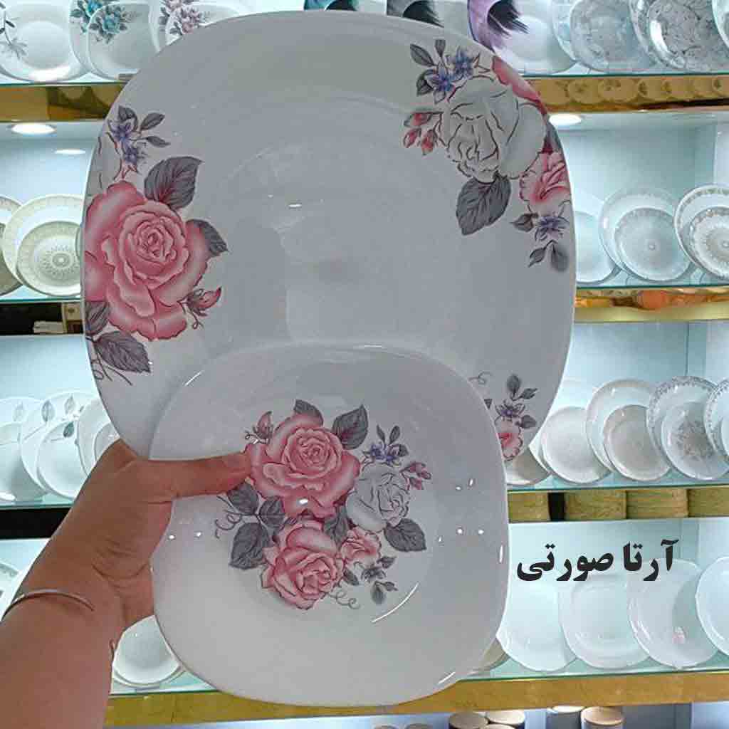 سرویس آرکوپال مربع طرح آرتا صورتی