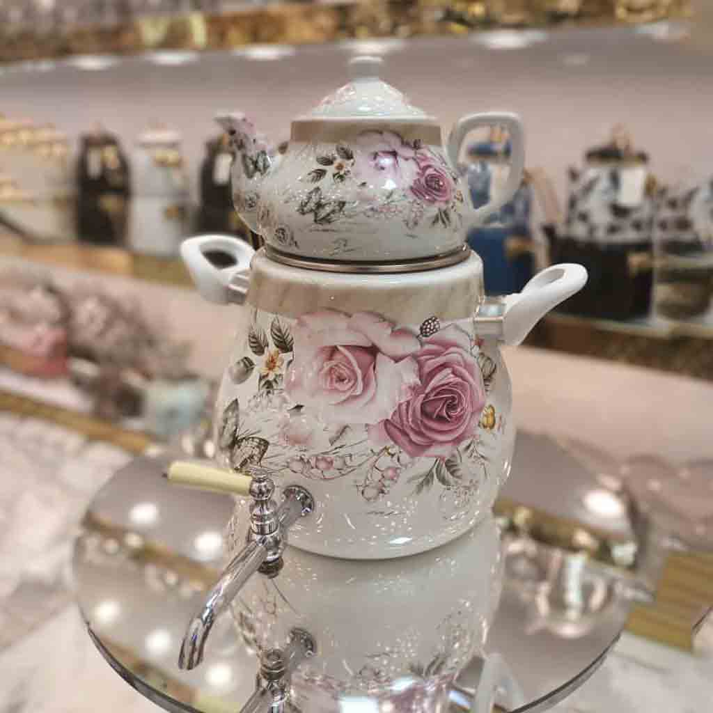 کتری و قوری لعابی