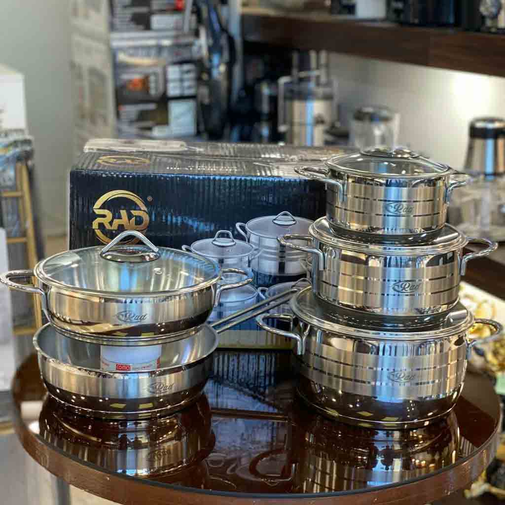 سرویس قابلمه استیل راد کد 1434