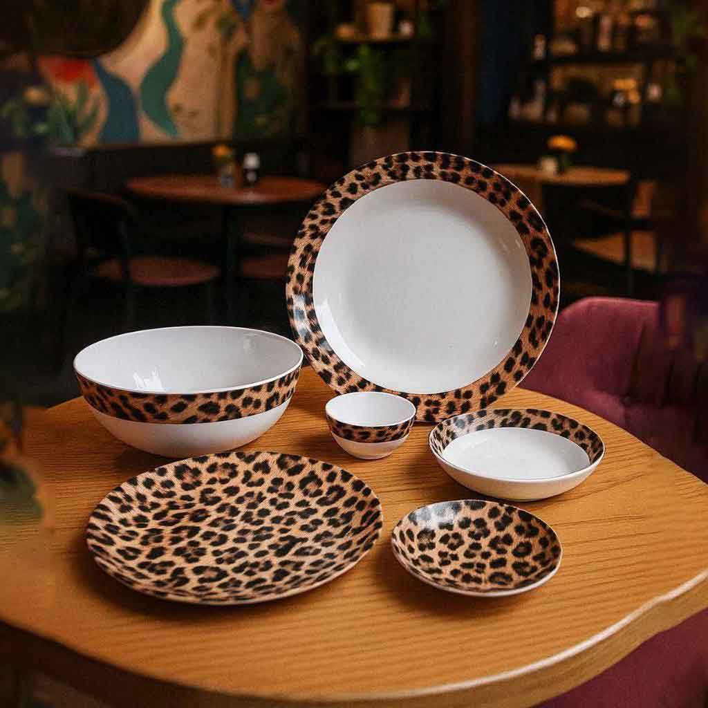 سرویس آرکوپال 26 پارچه طرح پلنگی