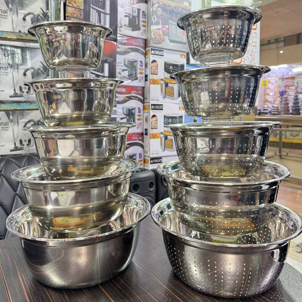 ست آبکش لگن یونیک 10 پارچه