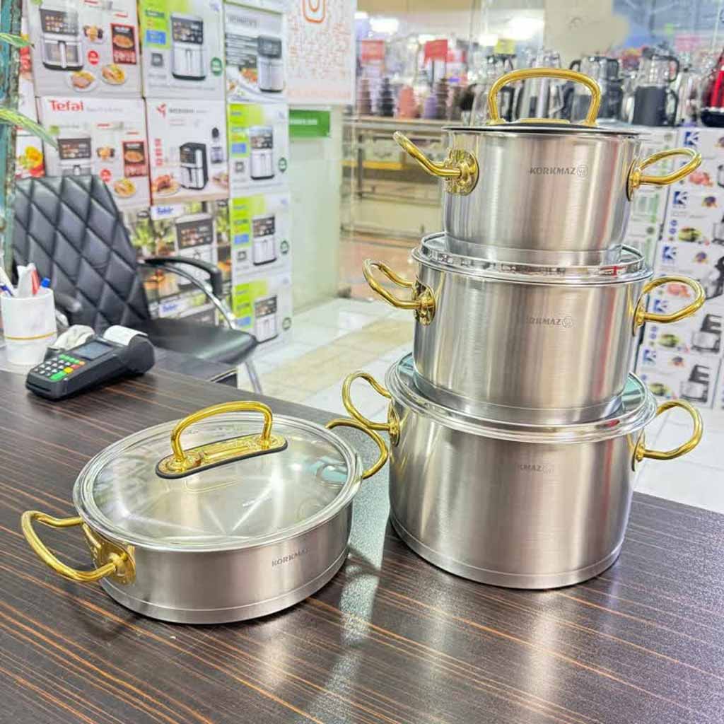 سرویس قابلمه استیل کرکماز مدل پرولاین